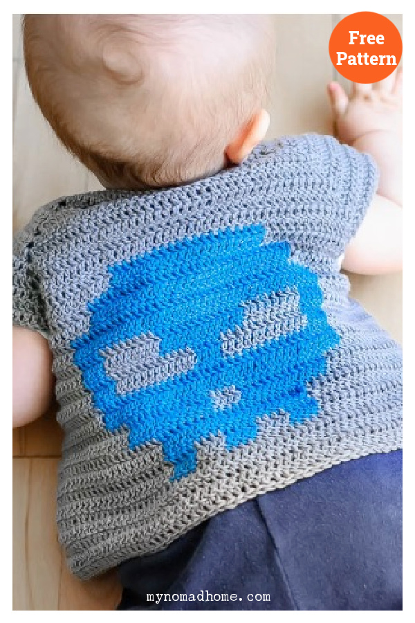 Badass Baby Cardigan Crochet Free Pattern