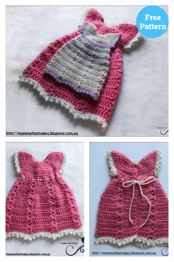 Sophia Gown Dress Crochet Free Pattern