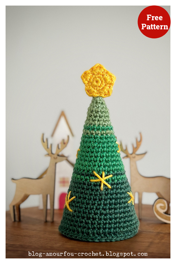 Twinkle Christmas Tree Free Crochet Pattern