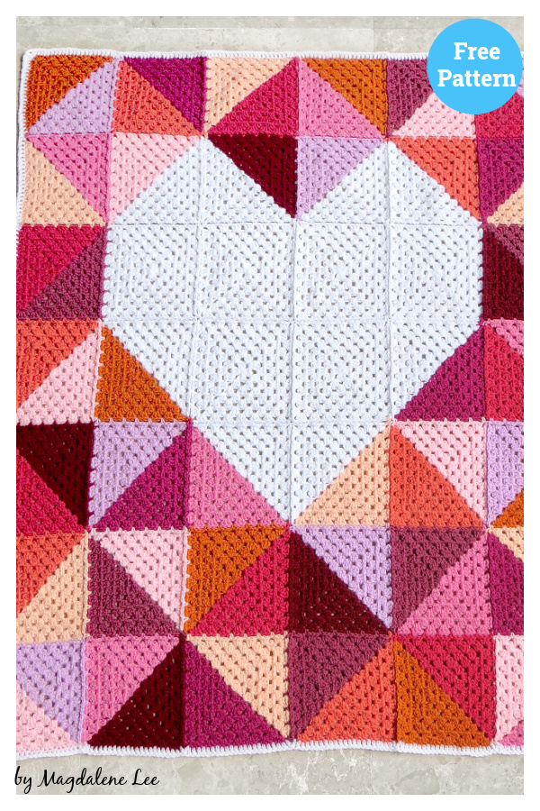 Tune My Heart Blanket Free Crochet Pattern