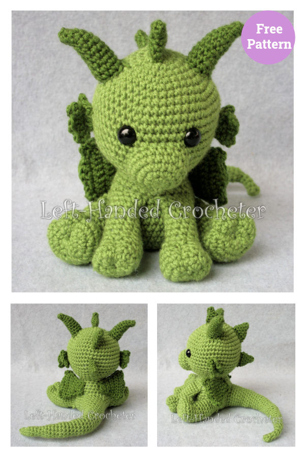 Philip the Dragon Crochet Free Pattern