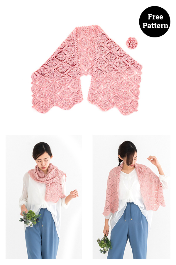 Kushel Shawl Crochet Free Pattern