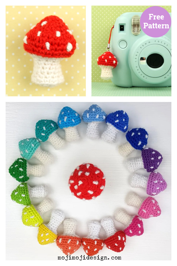 Tiny Toadstools Free Crochet Pattern