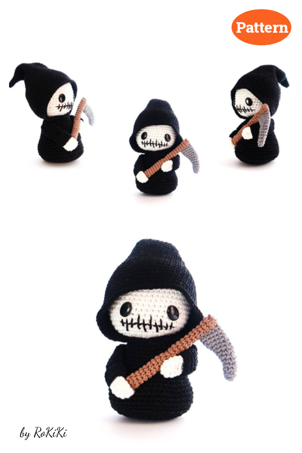 Grim Reaper Amigurumi Crochet Pattern