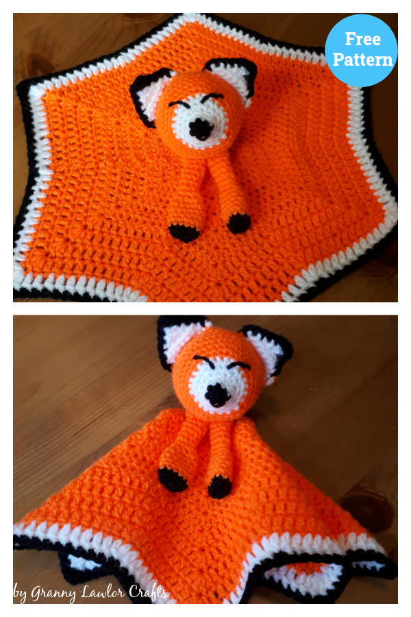 Fox Lovey Crochet Free Pattern