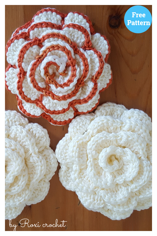 Beautiful Flower Free Crochet Pattern