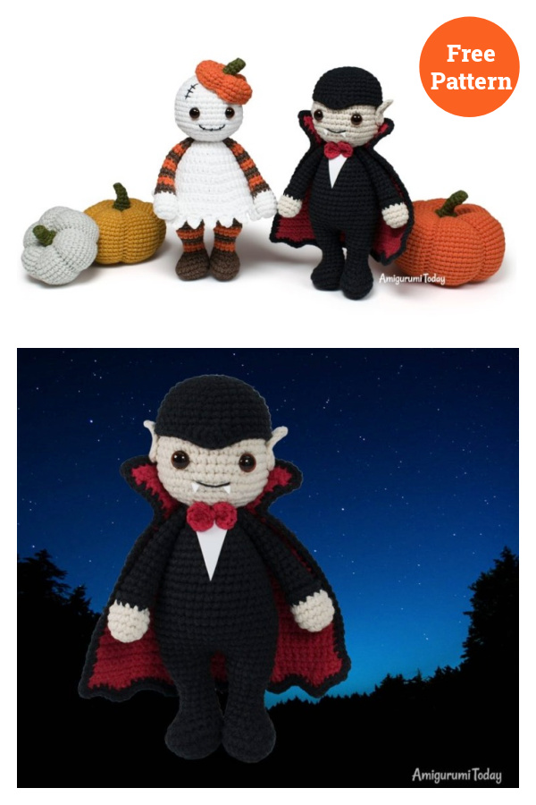 Cuddle Me Vampire Crochet Free Pattern