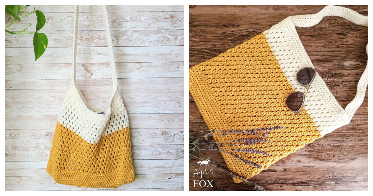 Easy Tote Bag - Free Crochet Pattern + Video Tutorial