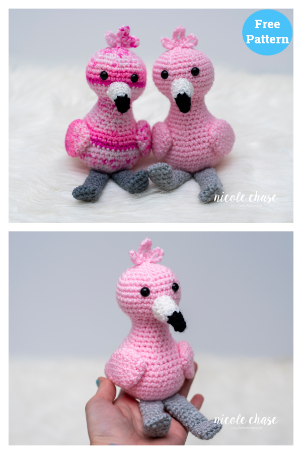 Flora the Flamingo Amigurumi Free Crochet Pattern