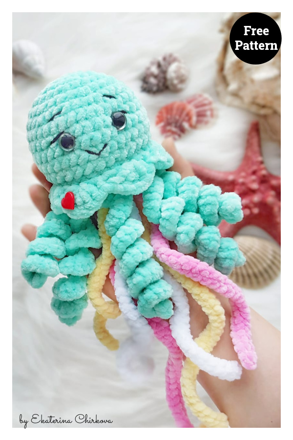 Octopus Baby Plush Toy Free Crochet Pattern