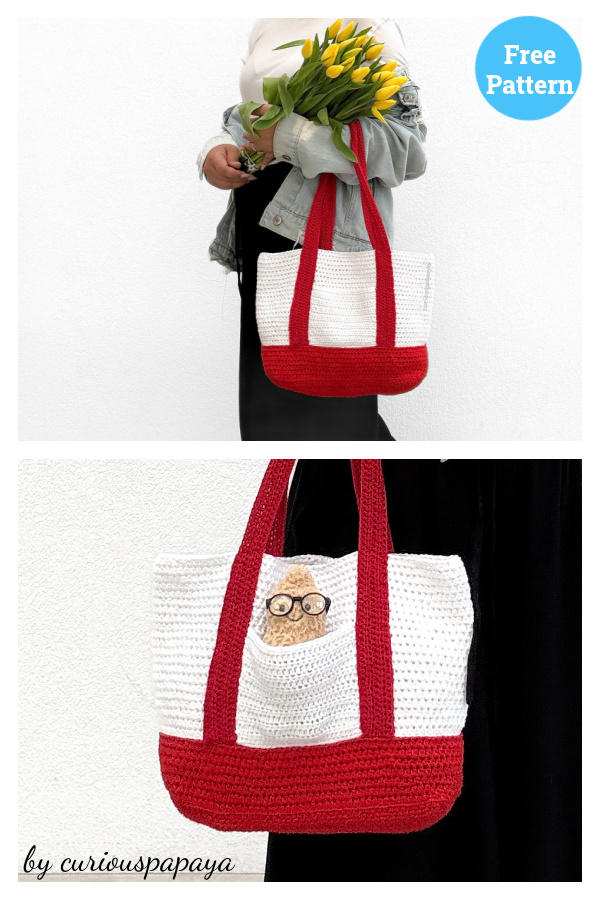 Everyday Tote Bag Free Crochet Pattern