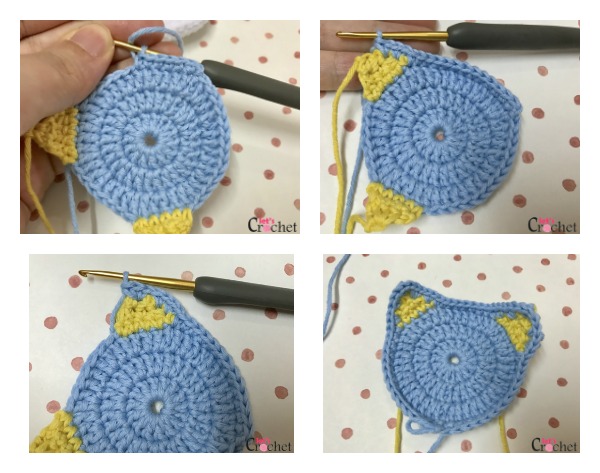 Cute Colorful Cat Garland Crochet Free Pattern