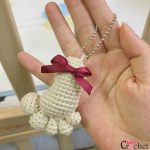 Mini Amigurumi Footprint Keychain Free Crochet Pattern