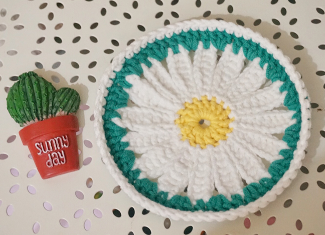 Daisy Coasters Free Crochet Pattern