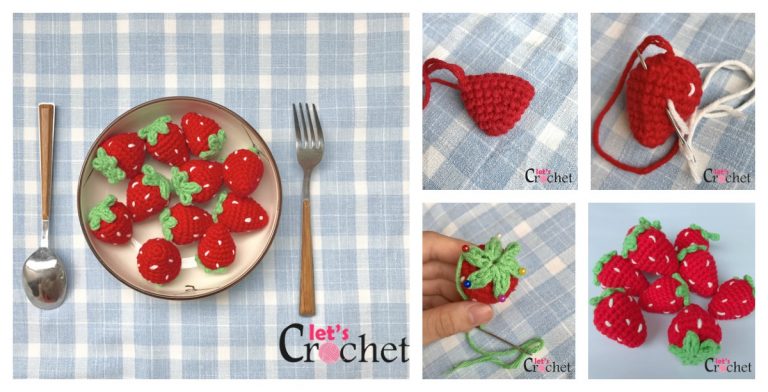 Adorable Amigurumi Strawberry Free Crochet Pattern