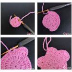 Crochet Paw Print Keychain Free Pattern- Paw