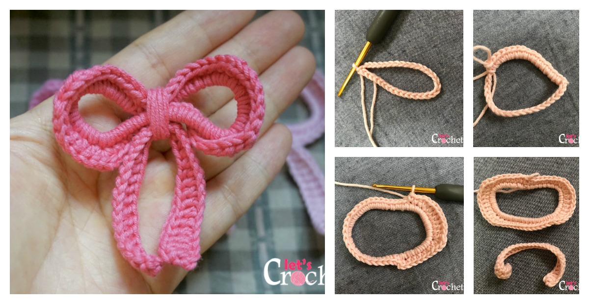 Simple and Easy Bow Free Crochet Pattern