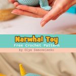 Narwhal Toy Free Amigurumi Pattern
