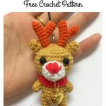 Adorable Mini Reindeer Amigurumi Free Crochet Pattern