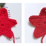 Christmas Tree Star Ornament Free Crochet Pattern