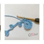 Mini Rose with Leaves Free Crochet Pattern