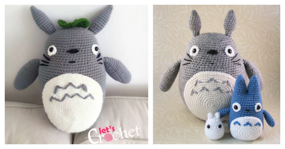 Totoro Amigurumi Free Crochet Pattern