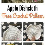 Adorable Apple Dishcloth Free Crochet Pattern