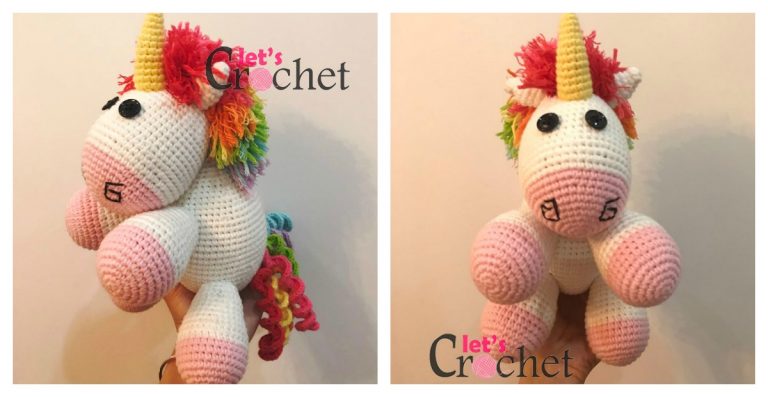 Adorable Unicorn Free Crochet Pattern