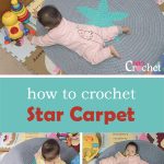 crochet a star carpet for free pattern