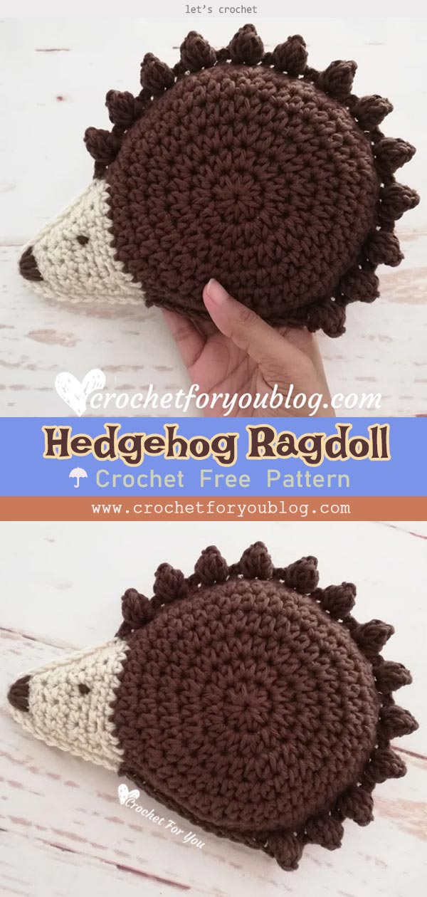 Hedgehog Ragdoll Amigurumi Crochet Free Pattern