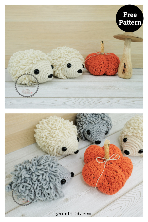 Hedgehog Hedda Amigurumi Free Crochet Pattern
