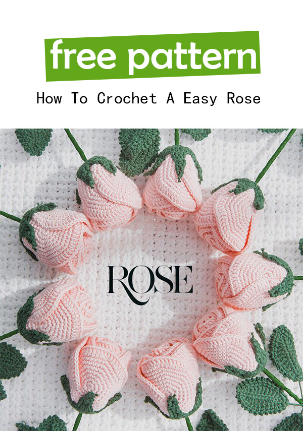 A Easy Rose Free Crochet Pattern
