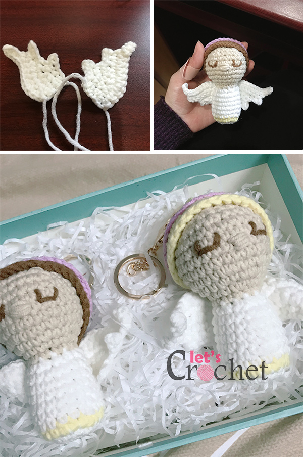 Angel Kokeshi free crochet pattern