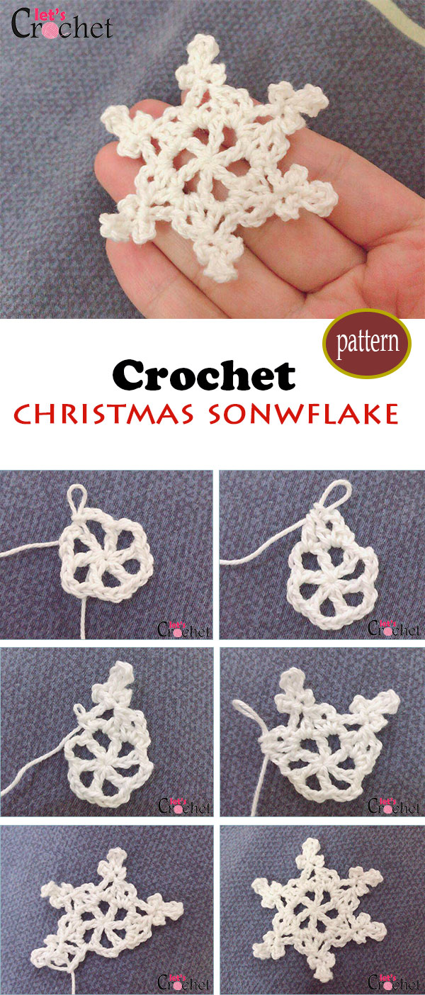 Christmas Snowflake Free Crochet Pattern