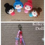 Amigurumi Kokeshi Dolls Free Crochet Pattern