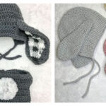 Bunny Bonnet and Diaper Cover Set Free Crochet Pattern