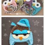 Drowsy Owl Hat Free Crochet Pattern