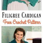 Filigree Cardigan Free Crochet Pattern