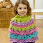 Girl’s Ruffle Capelet Free Crochet Pattern
