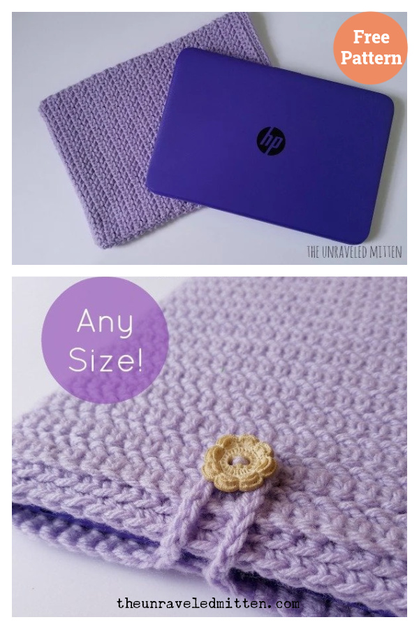 Laptop Sleeve Crochet Free Pattern