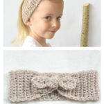 Naturally Chic Tie-up Crochet Headband Free Pattern