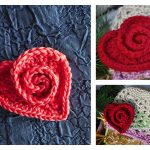 Rosy Heart Free Crochet Pattern