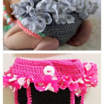 Ruffle Accent Diaper Cover Free Crochet Pattern