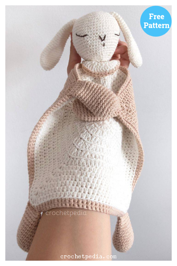 Sleepy Bunny Lovey Free Crochet Pattern