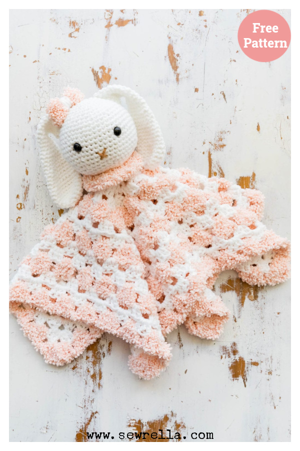 Snuggly Bunny Baby Lovey Free Crochet Pattern