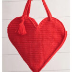 Valentine Heart Tote Bag Free Crochet Pattern
