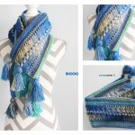 Waves Hairpin Lace Scarf Free Crochet Pattern