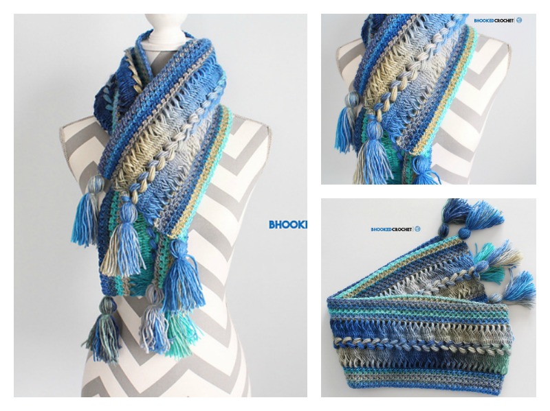 hairpin lace scarf pattern
