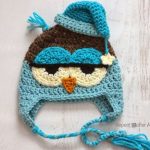 Crochet Drowsy Owl Hat Free Pattern