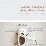 Double-Strapped Baby Mary Janes Crochet Free Pattern